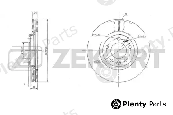 Zekkert BS-5038 — Brake Disc