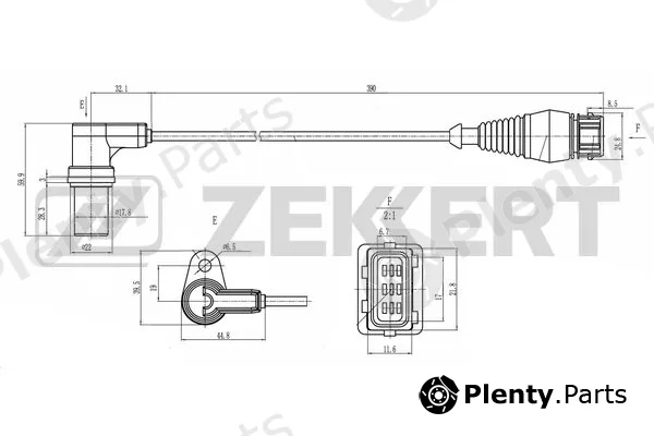 Zekkert SE-4124 — Sensor, crankshaft pulse
