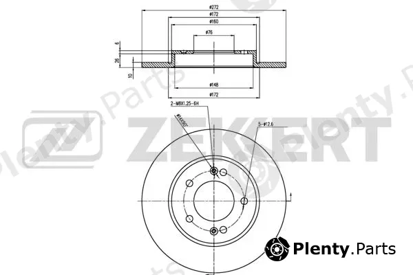 Zekkert BS-6436 — Brake Disc