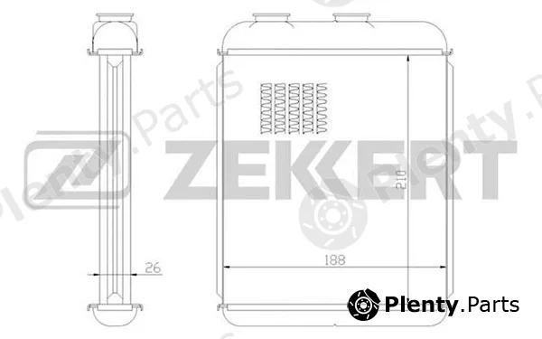 Zekkert MK-5081 — Heat Exchanger, interior heating