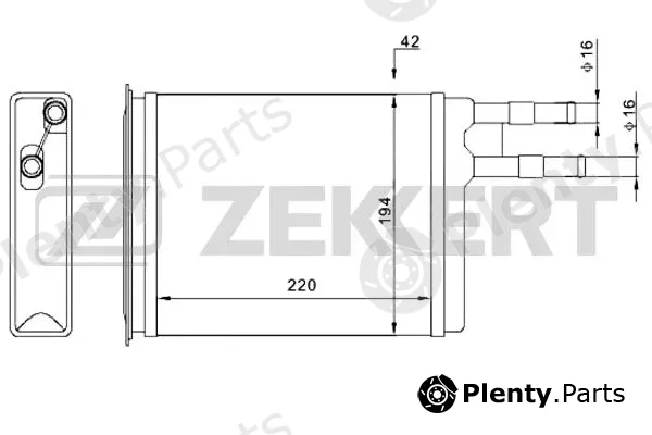 Zekkert MK-5026 — Heat Exchanger, interior heating
