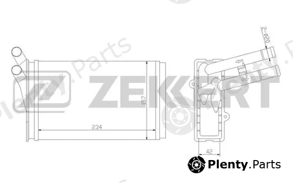 Zekkert MK-5009 — Heat Exchanger, interior heating