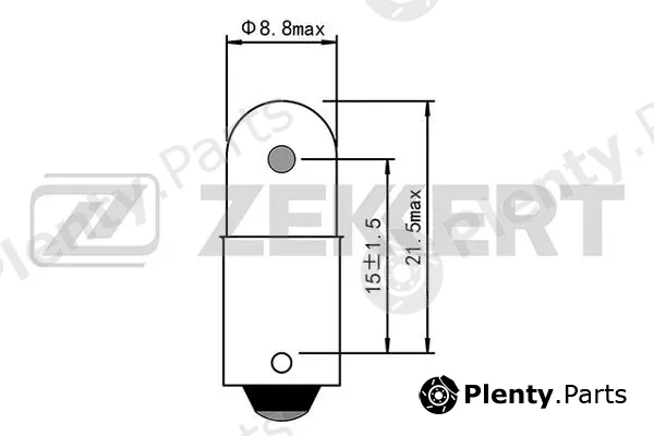 Zekkert LP-1091 — Bulb, licence plate light