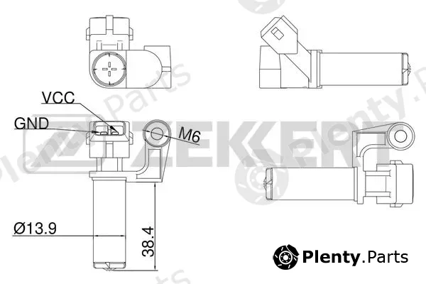 Zekkert SE-4011 — Sensor, crankshaft pulse