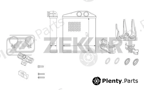 Zekkert MK-5096 — Heat Exchanger, interior heating