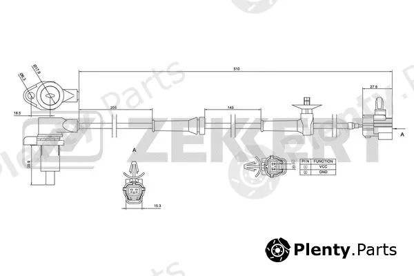 Zekkert SE-6120 — Sensor, wheel speed
