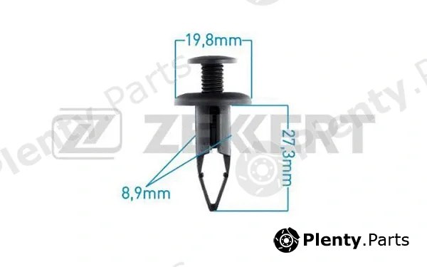 Zekkert BE-1140 — Clip, trim/protection strip