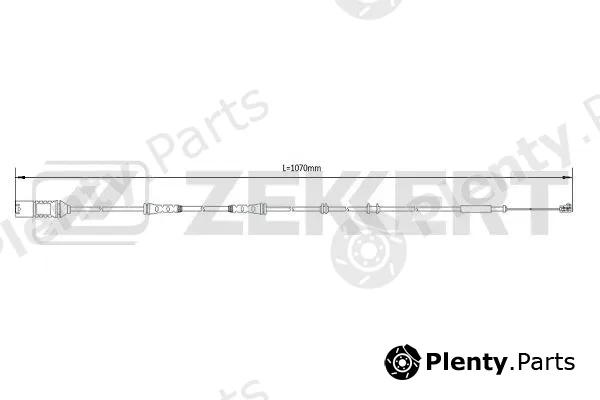 Zekkert BS-8102 — Warning Contact, brake pad wear