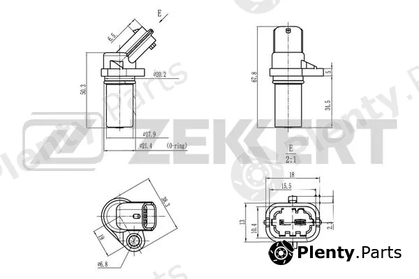 Zekkert SE-4058 — Sensor, crankshaft pulse