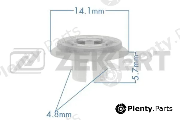 Zekkert BE-3532 — Clip, trim/protection strip