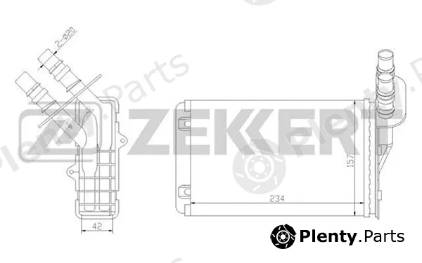 Zekkert MK-5019 — Heat Exchanger, interior heating