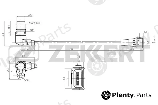 Zekkert SE-4106 — Sensor, crankshaft pulse