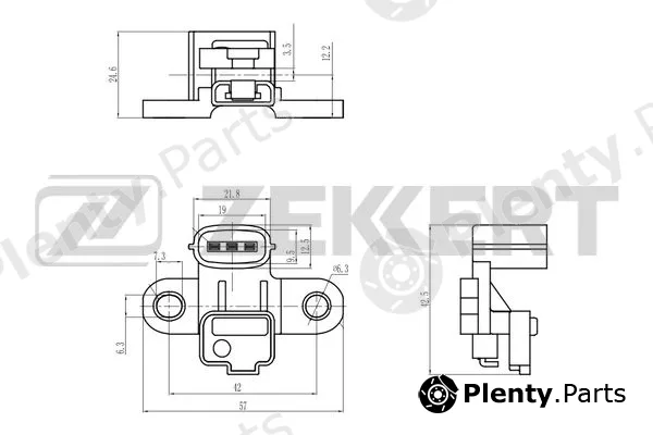 Zekkert SE-4086 — Sensor, crankshaft pulse