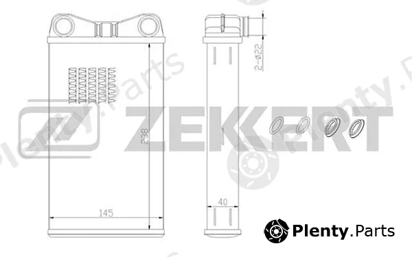 Zekkert MK-5043 — Heat Exchanger, interior heating