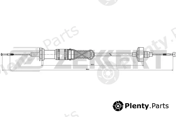 Zekkert BZ-1119 — Cable Pull, clutch control