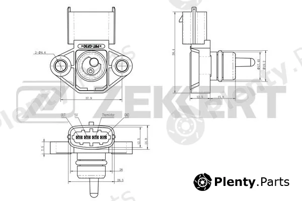 Zekkert SE-2019 — Mass Air Flow Sensor