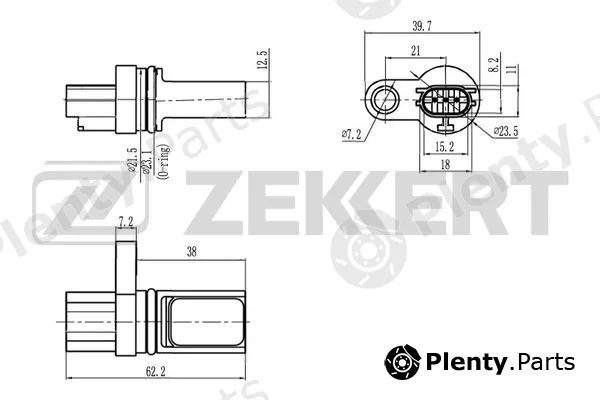 Zekkert SE-4038 — Sensor, crankshaft pulse