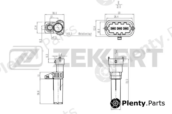 Zekkert SE-4089 — Sensor, crankshaft pulse