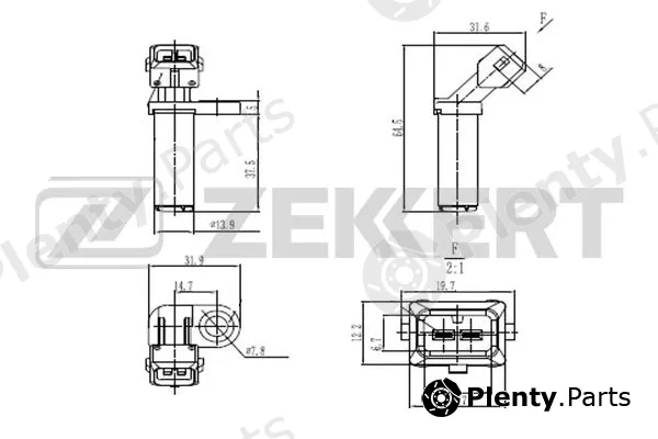 Zekkert SE-4047 — Sensor, crankshaft pulse