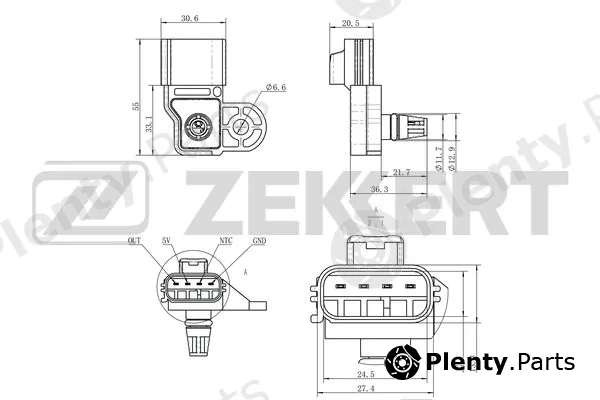 Zekkert SE-2013 — Mass Air Flow Sensor