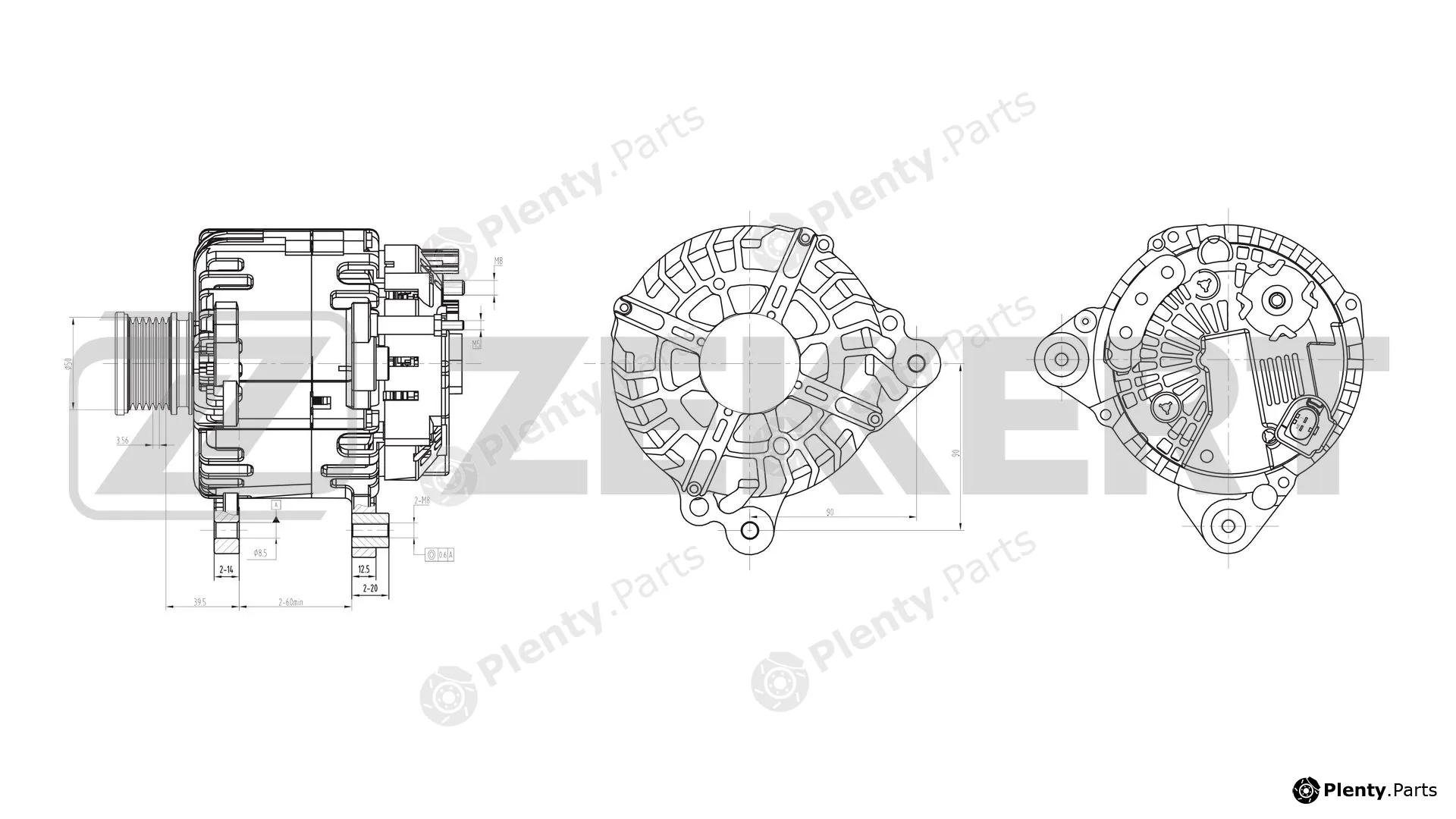 Zekkert GE-1005 — Alternator