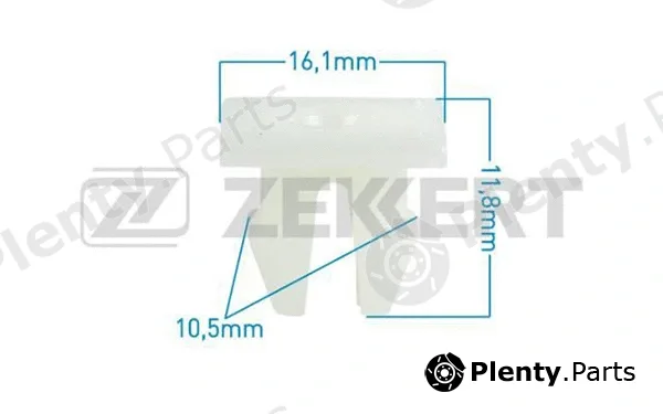 Zekkert BE-2380 — Clip, trim/protection strip