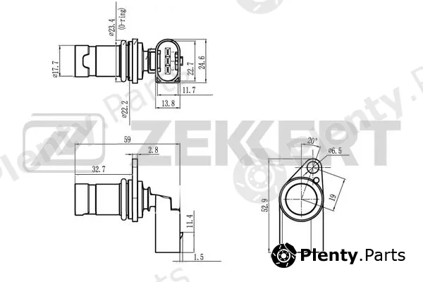 Zekkert SE-4060 — Sensor, crankshaft pulse