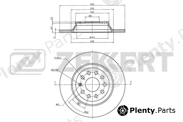 Zekkert BS-6080B — Brake Disc