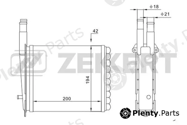 Zekkert MK-5110 — Heat Exchanger, interior heating
