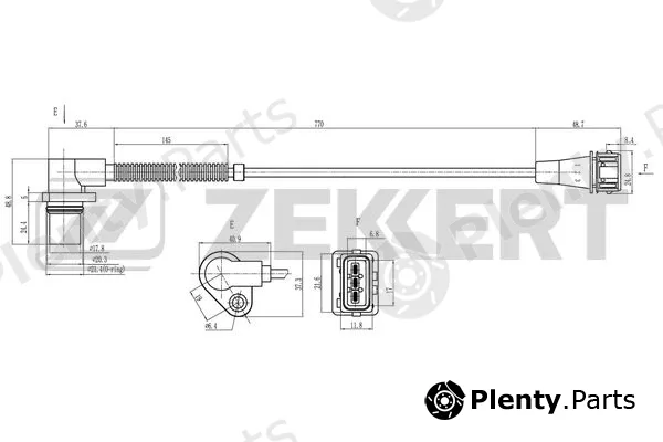 Zekkert SE-4041 — Sensor, crankshaft pulse