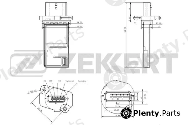 Zekkert SE-1005 — Mass Air Flow Sensor