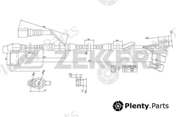 Zekkert SE-6004 — Sensor, wheel speed