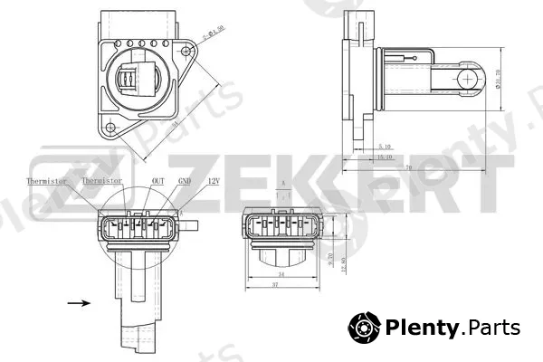 Zekkert SE-2004 — Mass Air Flow Sensor