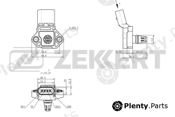 Zekkert SE-2018 — Mass Air Flow Sensor
