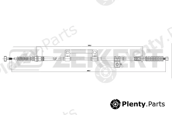Zekkert BZ-1029 — Cable Pull, parking brake