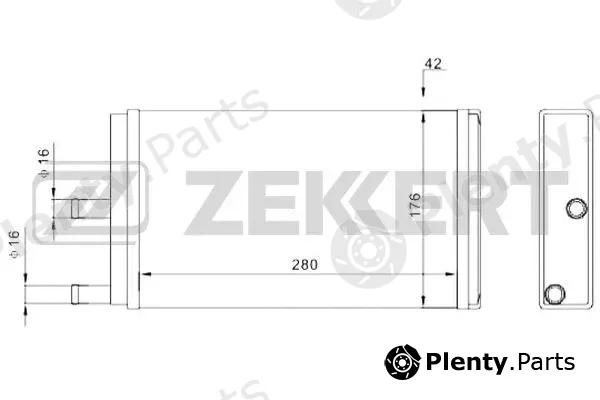 Zekkert MK-5128 — Heat Exchanger, interior heating