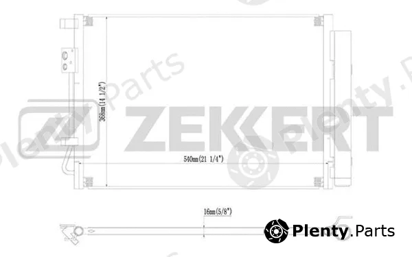 Zekkert MK-3023 — Condenser, air conditioning