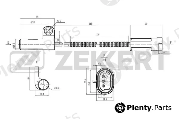 Zekkert SE-4111 — Sensor, crankshaft pulse