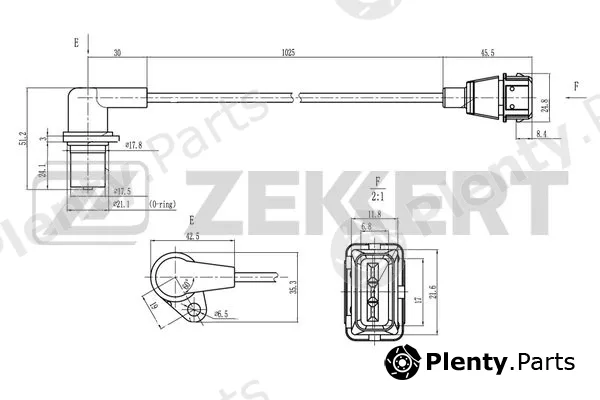 Zekkert SE-4071 — Sensor, crankshaft pulse