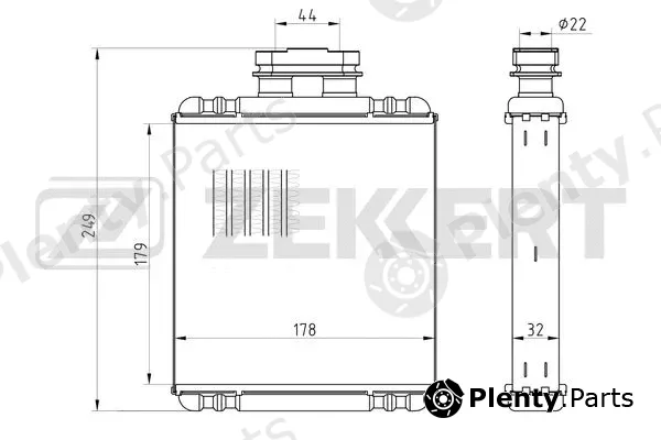 Zekkert MK-5099 — Heat Exchanger, interior heating