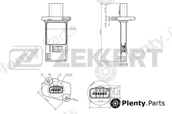 Zekkert SE-1006 — Mass Air Flow Sensor