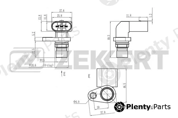 Zekkert SE-4093 — Sensor, crankshaft pulse