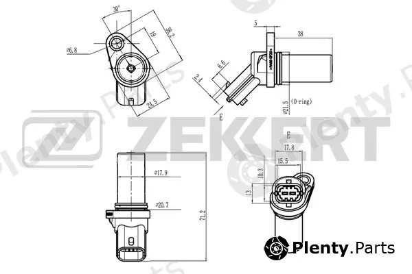 Zekkert SE-4079 — Sensor, crankshaft pulse