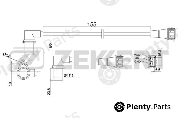 Zekkert SE-4018 — Sensor, crankshaft pulse