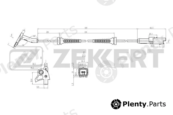 Zekkert SE-6205 — Sensor, wheel speed