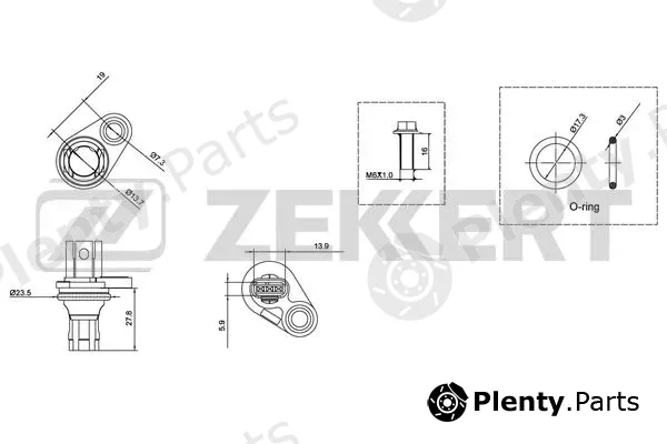 Zekkert SE-4015 — Sensor, crankshaft pulse