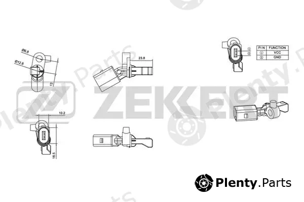 Zekkert SE-6014 — Sensor, wheel speed