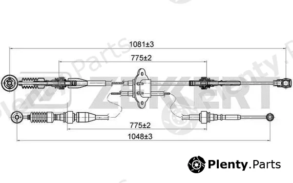Zekkert BZ-1105 — Cable Pull, manual transmission