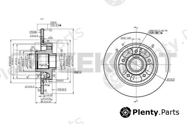 Zekkert BS-5998 — Brake Disc