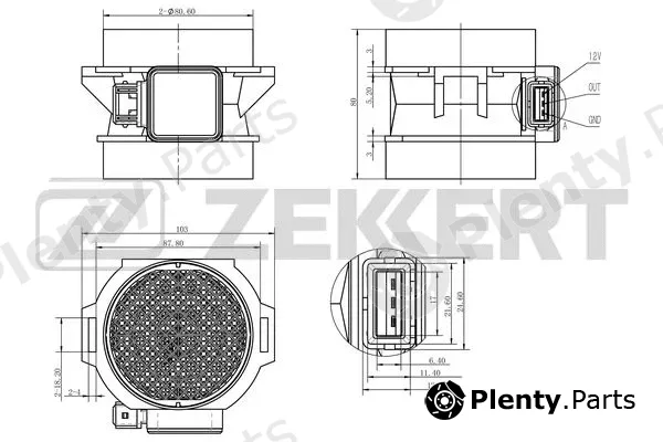 Zekkert SE-1018 — Mass Air Flow Sensor